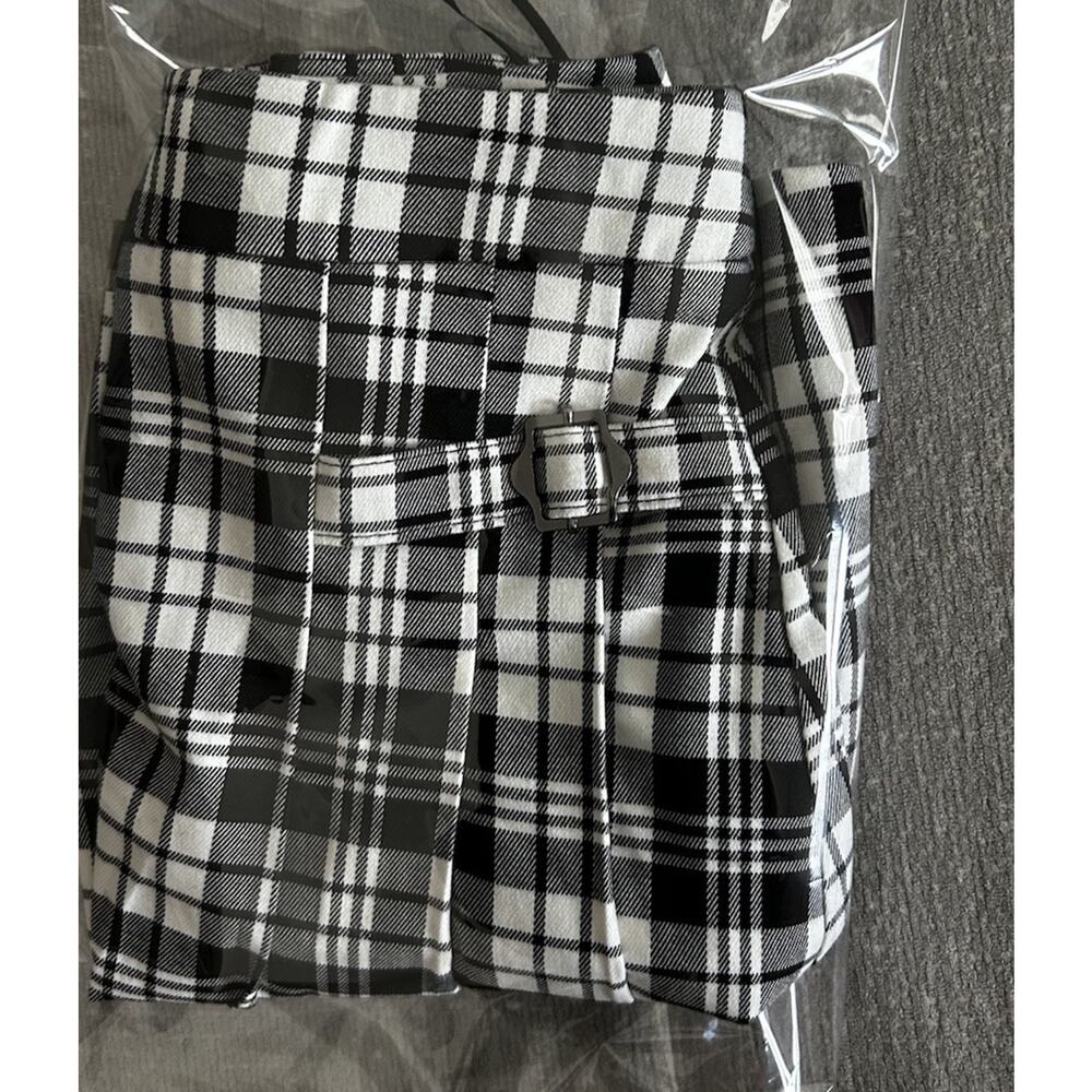 Mango Scotland Checkered Tartan Skirt sz 10 Goth Grunge Dark Academia - Picture 8 of 8